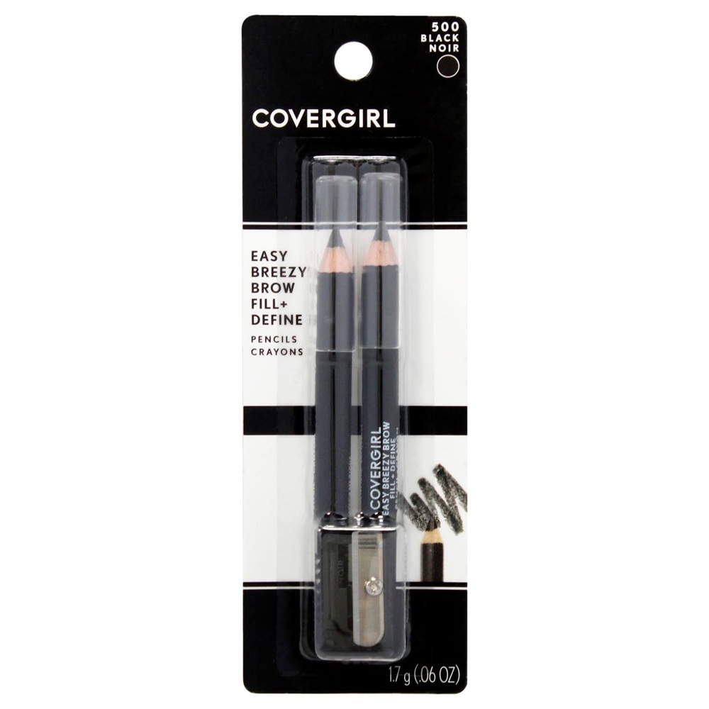 💕5 For $15 Covergirl Easy Breezy Brow Fill + Define Pencils - Black
